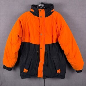 Vintage Triple Fat Goose Youth Winter Jacket L (16-18) Down Orange Ski Read!